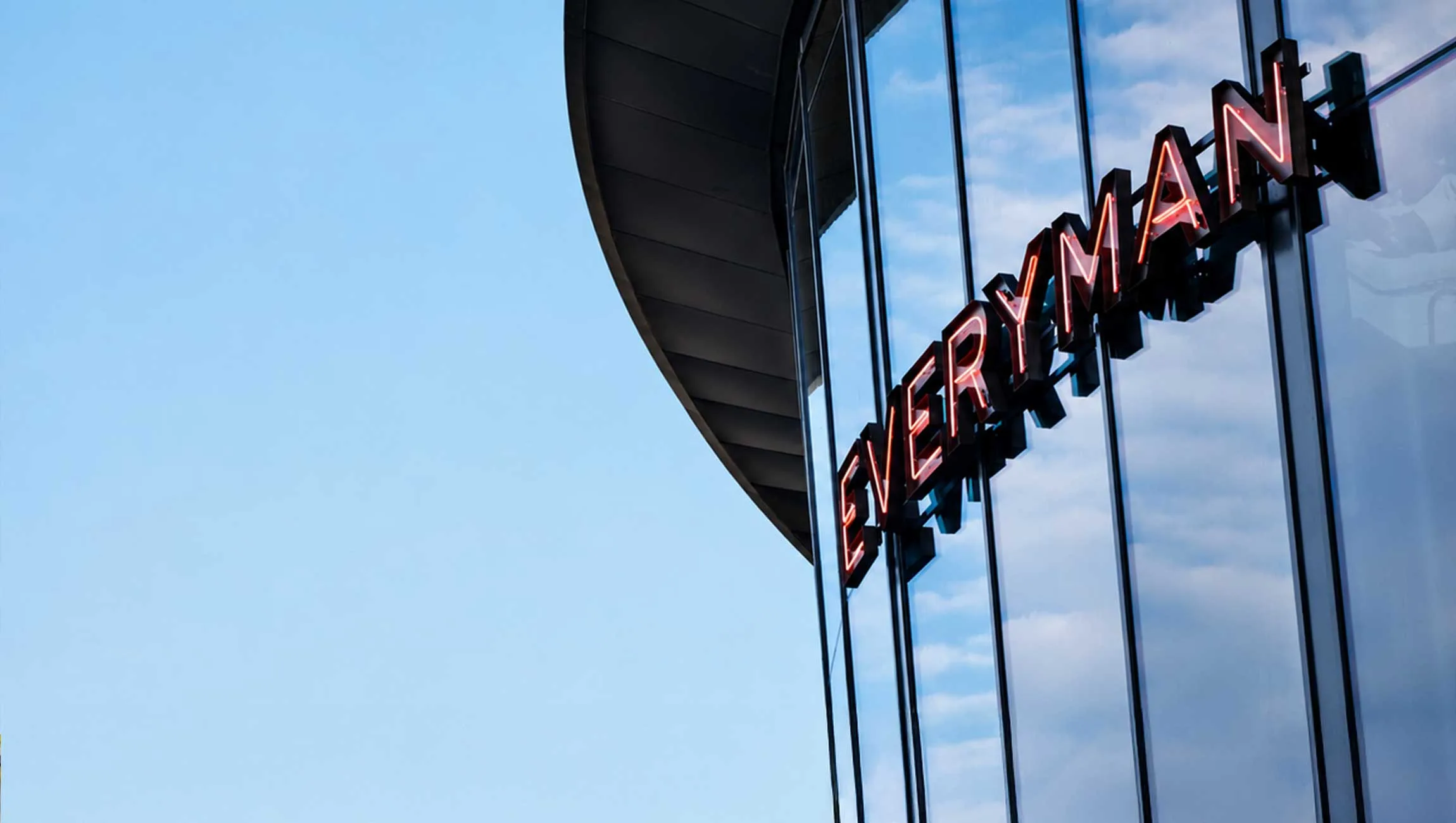 The Everyman cinema signage at Bond Street Chelmsford